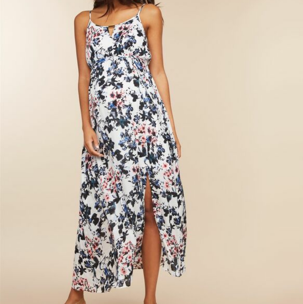 NWOT Floral Maternity Dress